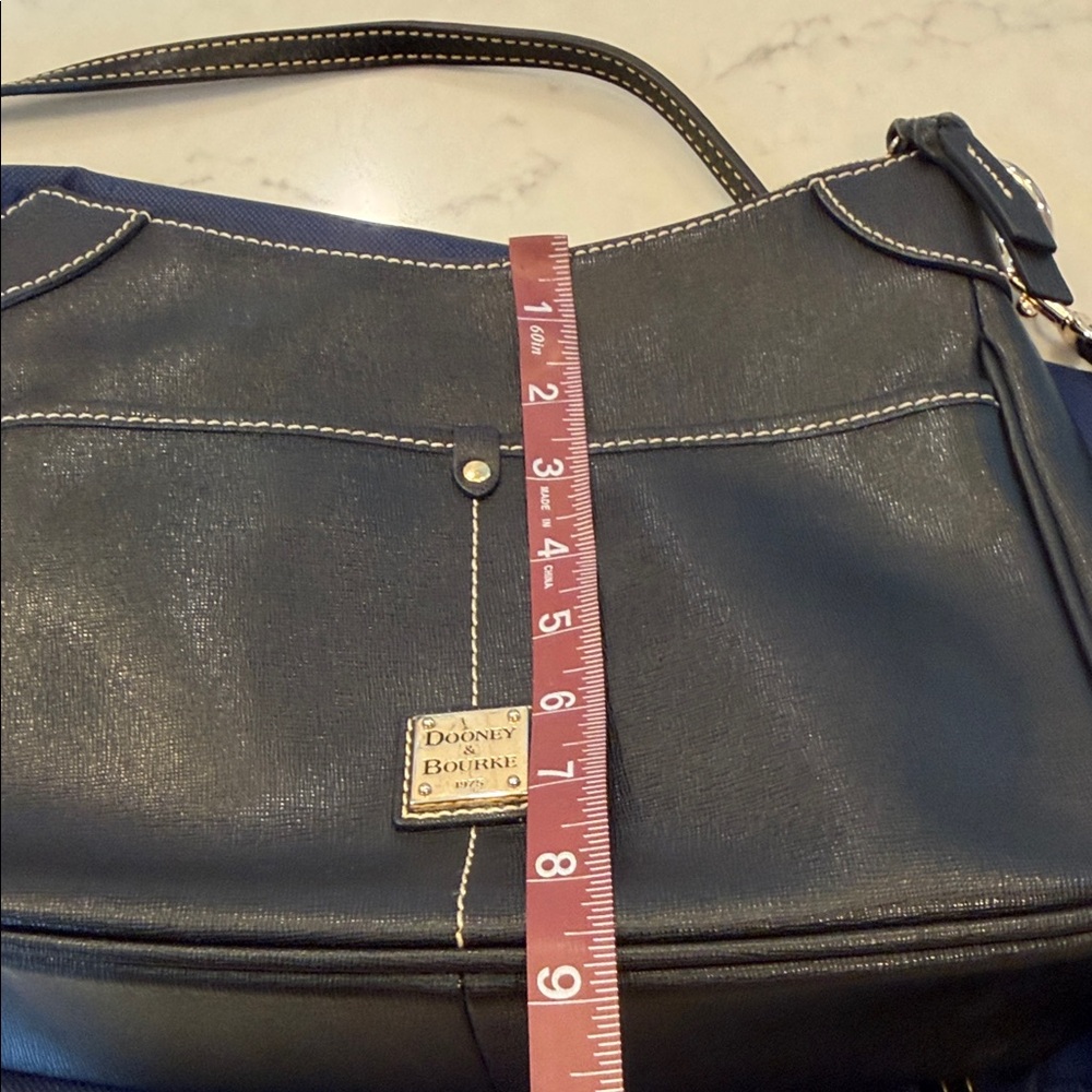 Dooney & Bourke Black Crossbody Bag with Gold Accents - Picture 16 of 16